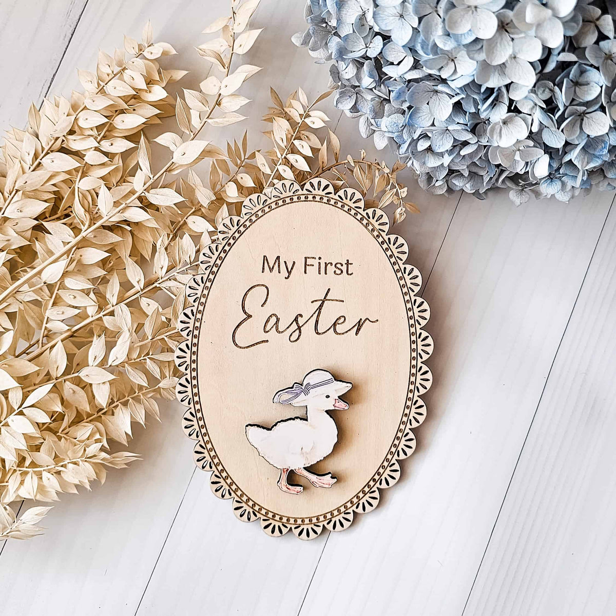 Vintage First Easter plaque