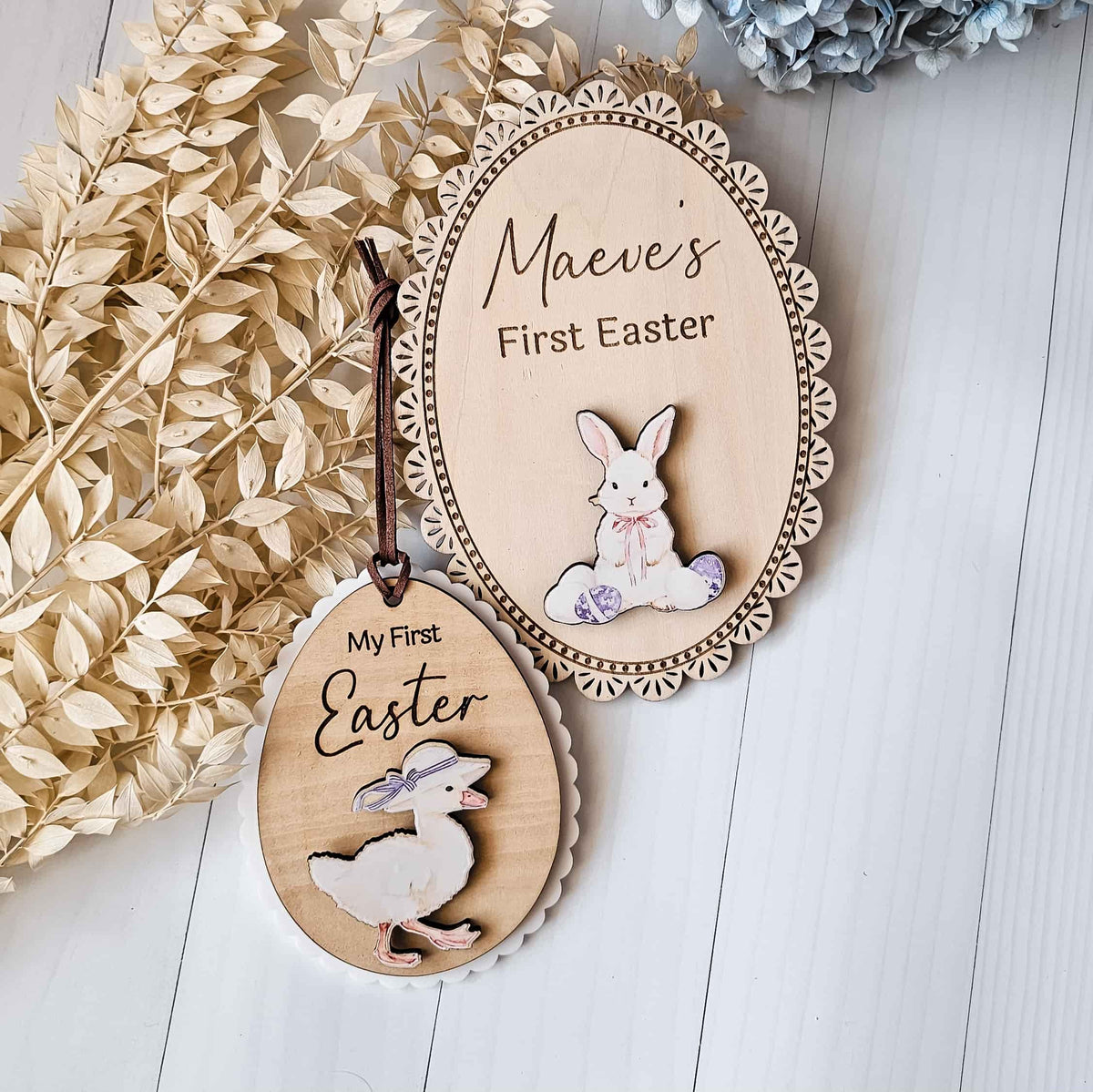 Vintage First Easter plaque