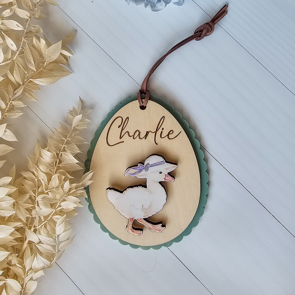 Vintage Meadow Easter Basket tags