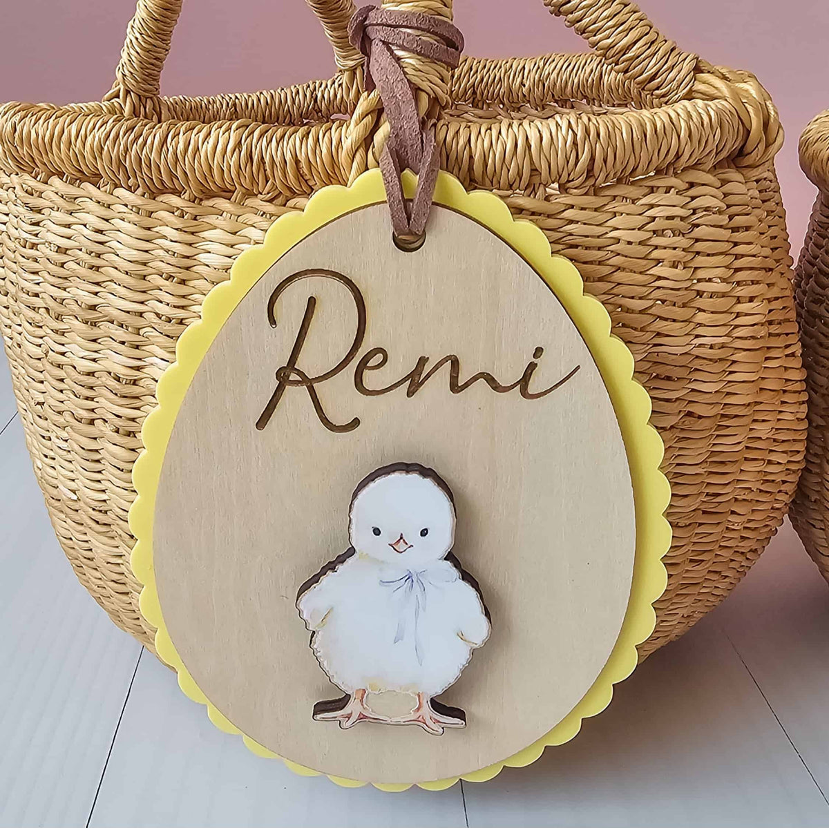 Vintage Meadow Easter Basket tags