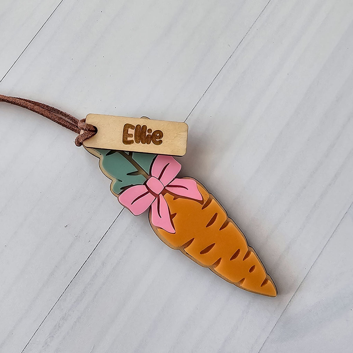 Mini Carrot Easter Tags