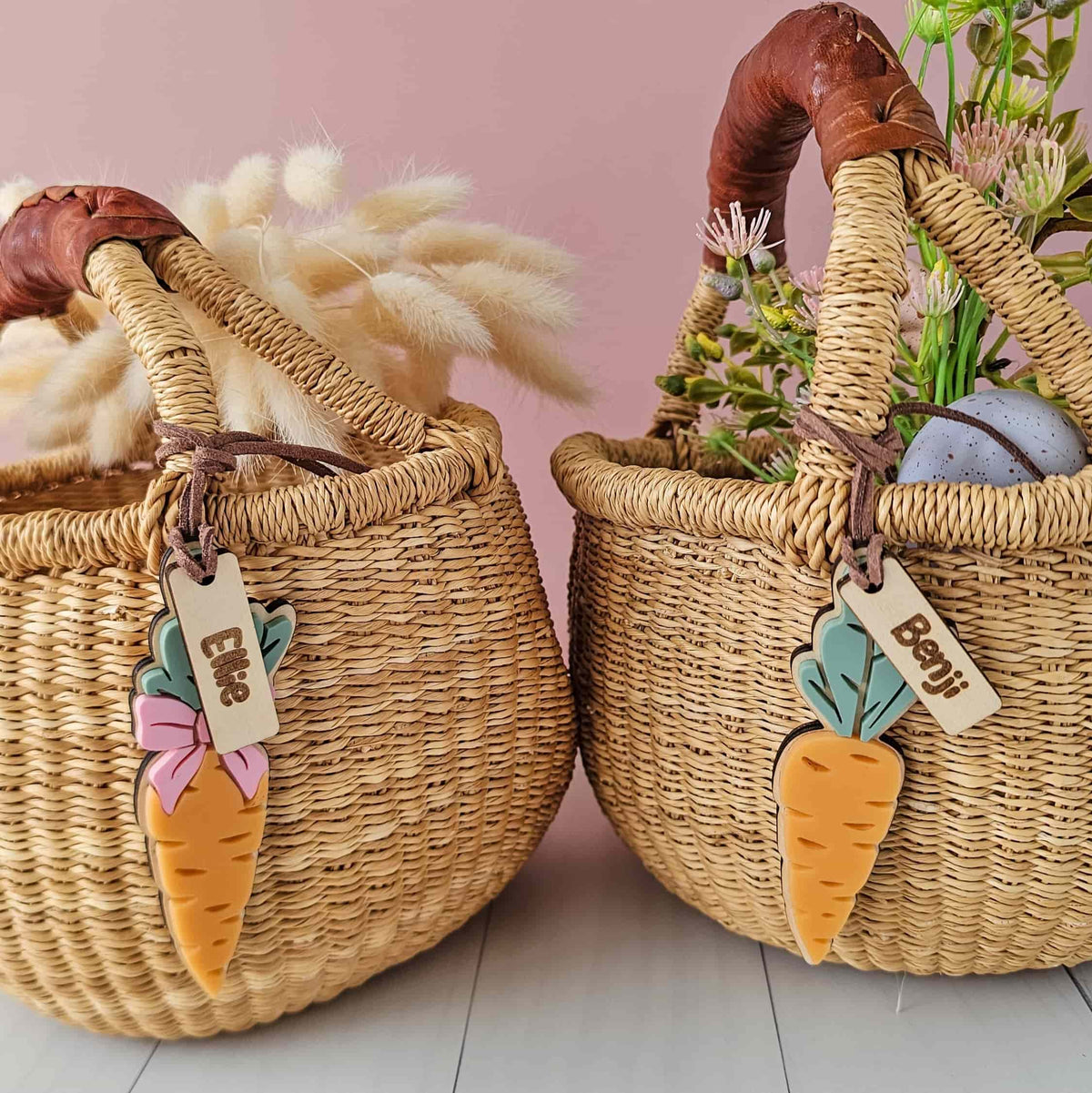 Mini Carrot Easter Tags