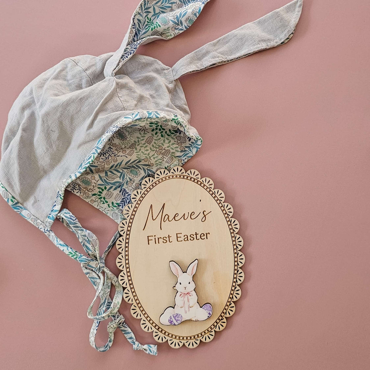 Vintage First Easter plaque