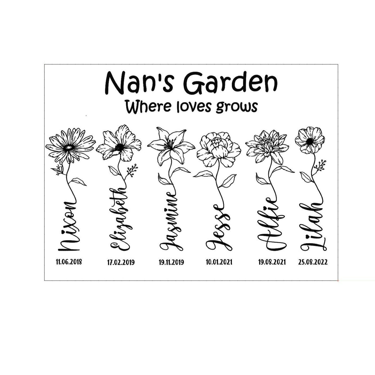 Garden of Grandchildren Plaque