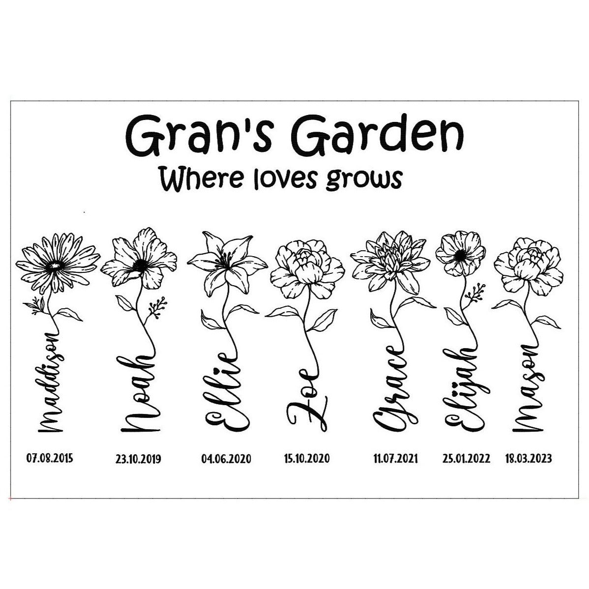 Garden of Grandchildren Plaque