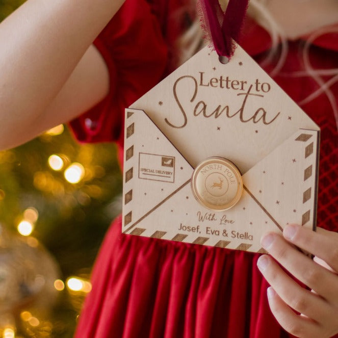 Santa Letter envelope decoration