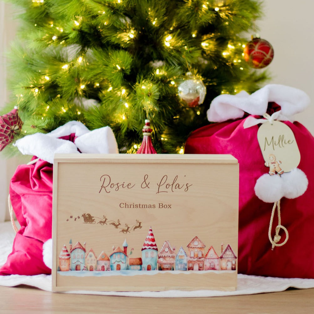 Christmas Box - Watercolour Christmas Village