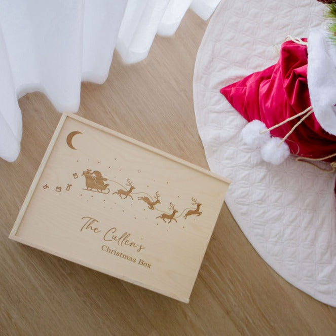 Christmas Box - Santa&#39;s Sleigh design