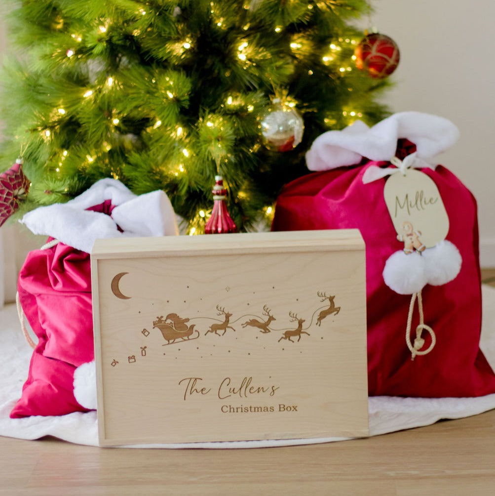 Christmas Box - Santa&#39;s Sleigh design