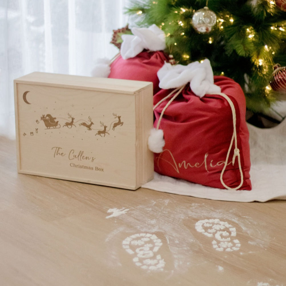 Christmas Box - Santa&#39;s Sleigh design