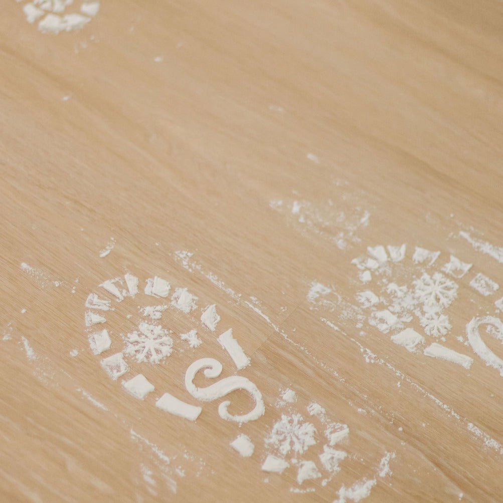 Santa Footprints Stencils