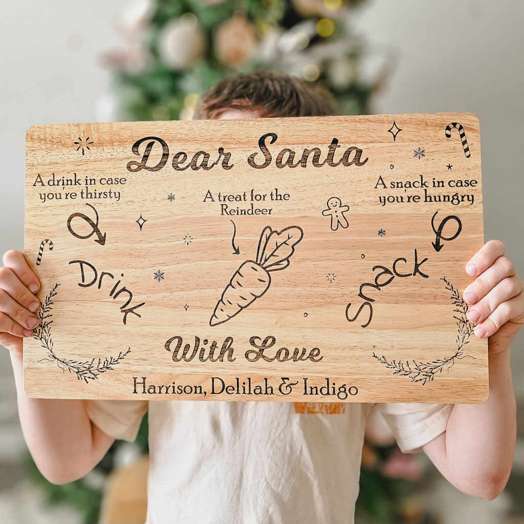 Santa Snack Board