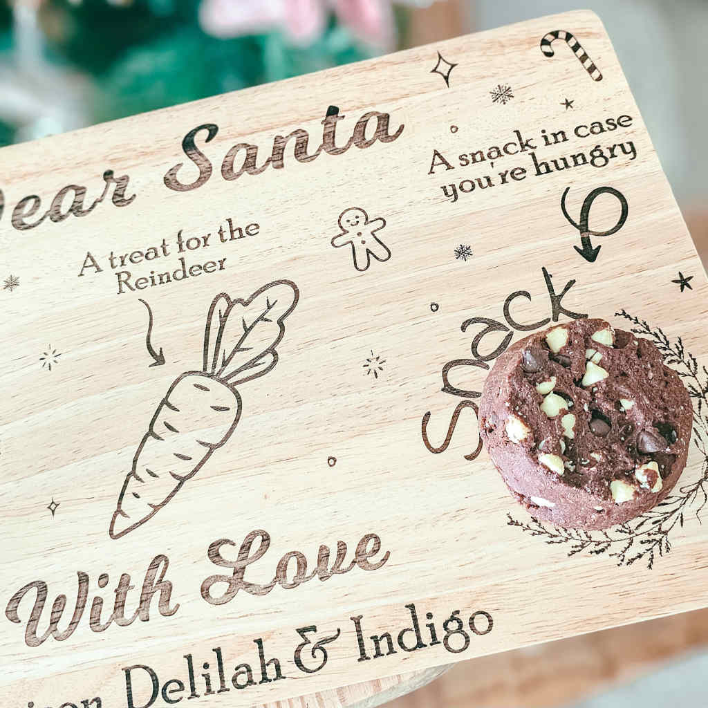 Santa Snack Board