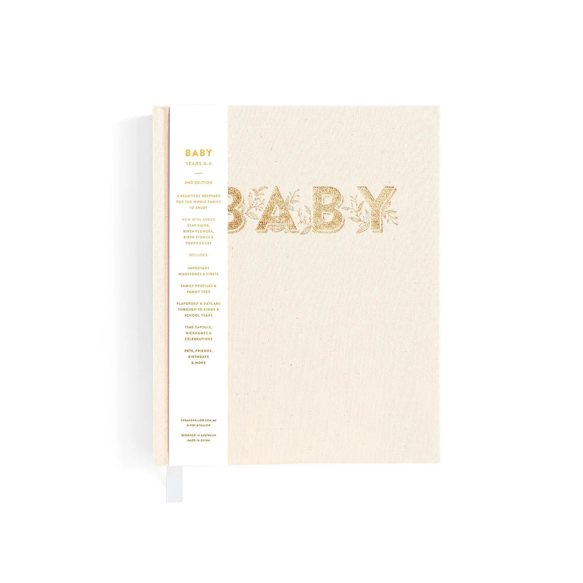 Mini Baby Book Oatmeal - Fox and Fallow
