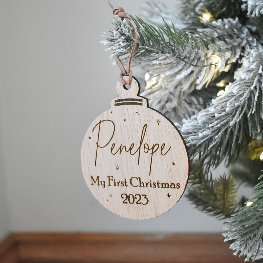My First Christmas Bauble Decoration