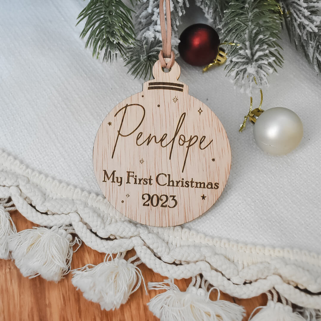 My First Christmas Bauble Decoration