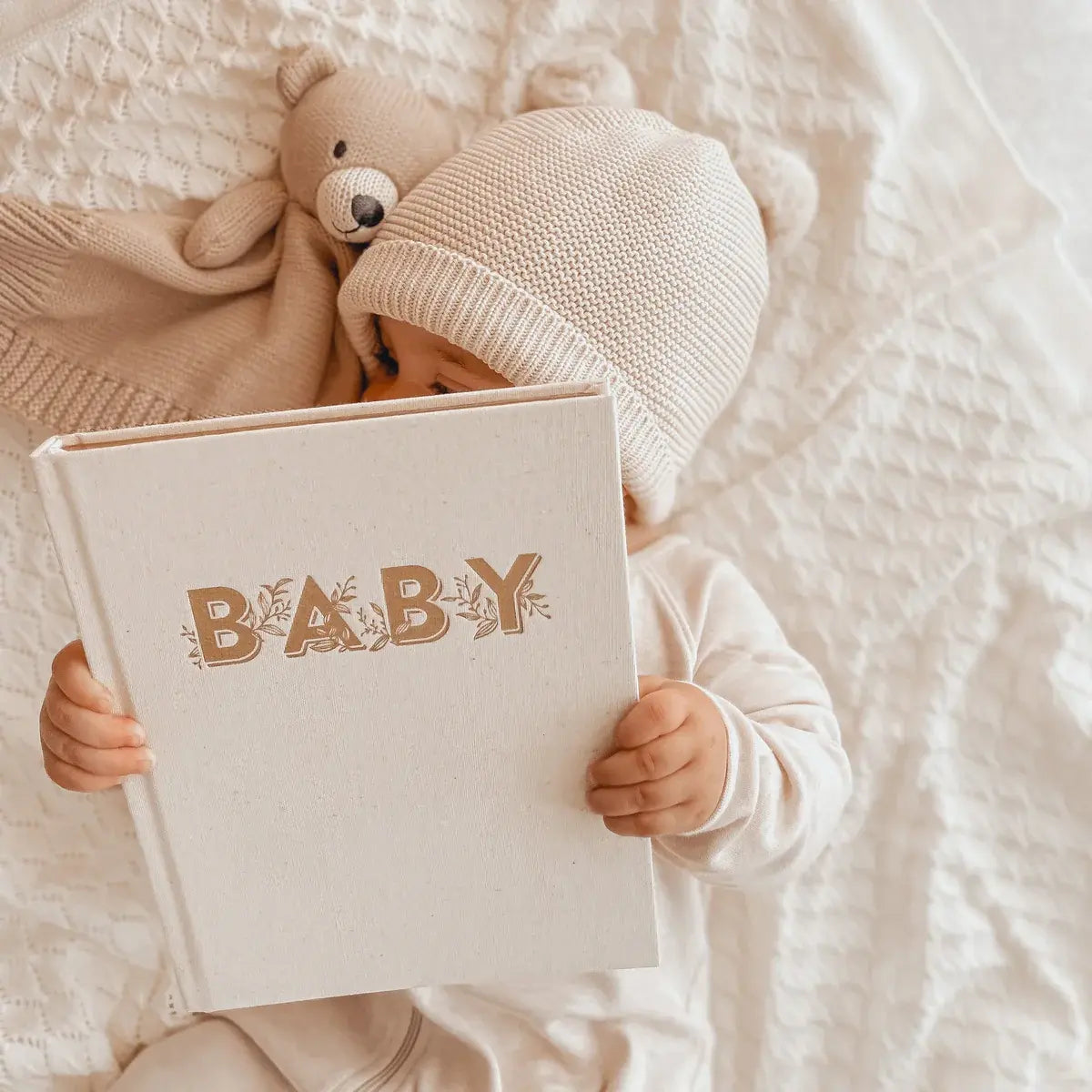 Birth Rainbow &amp; Fox &amp; Fallow - Mini Oatmeal Baby Book Bundle