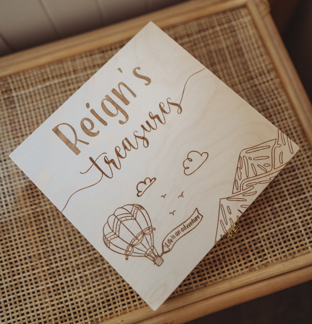 Custom Hinged Box (Available in 3 designs)