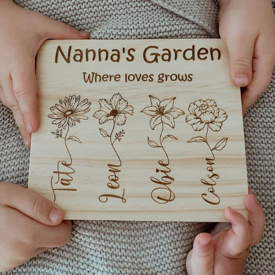 Garden of Grandchildren Plaque