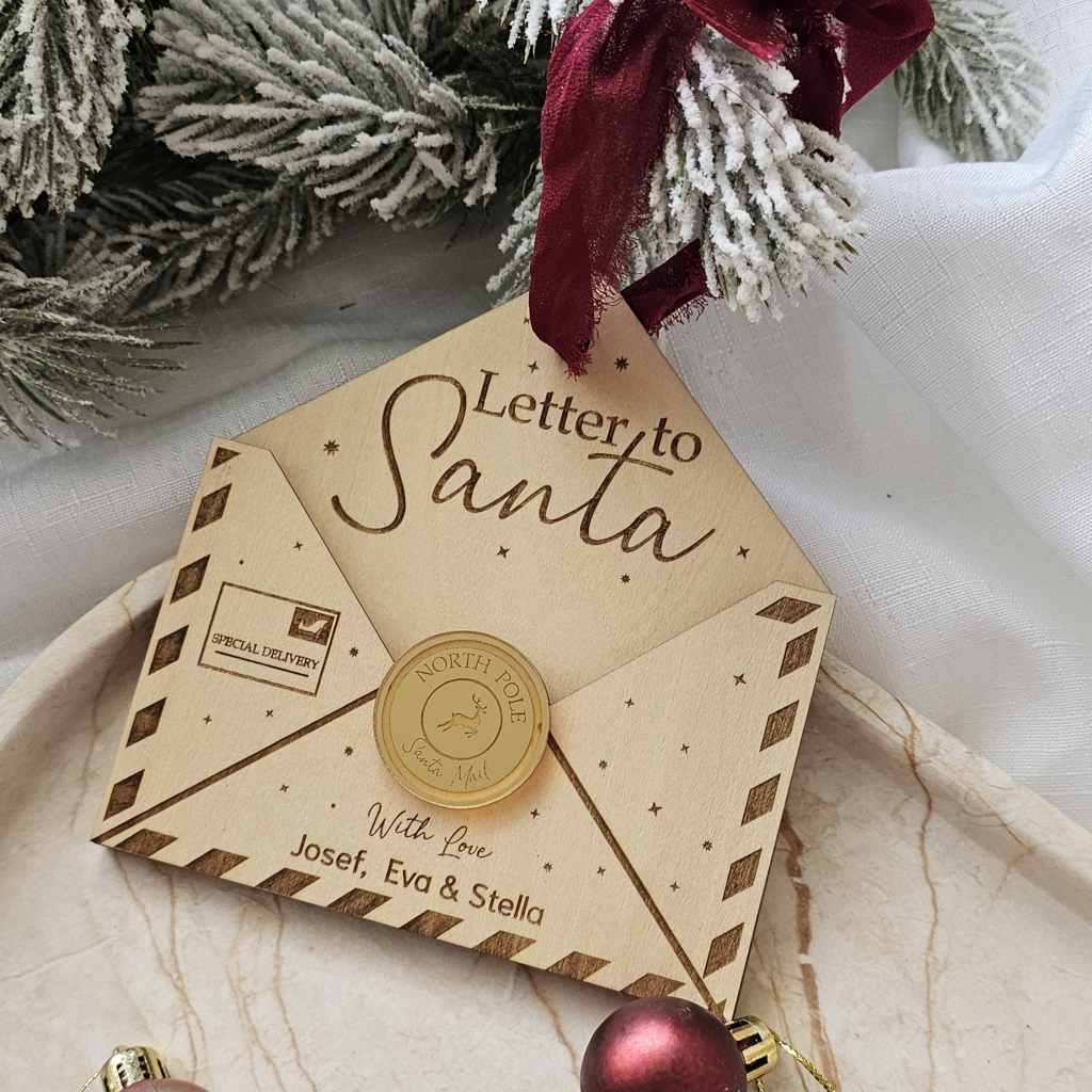 Santa Letter envelope decoration