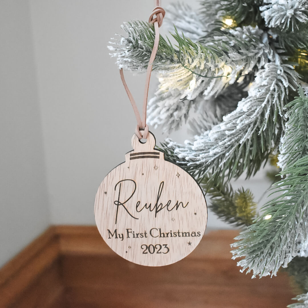 My First Christmas Bauble Decoration