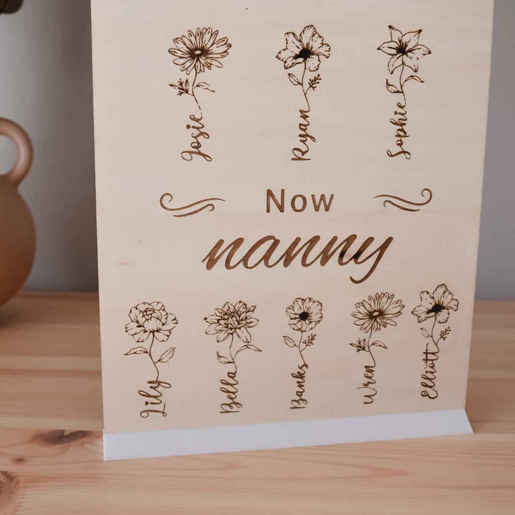 First Mother now Grandmother Plaque