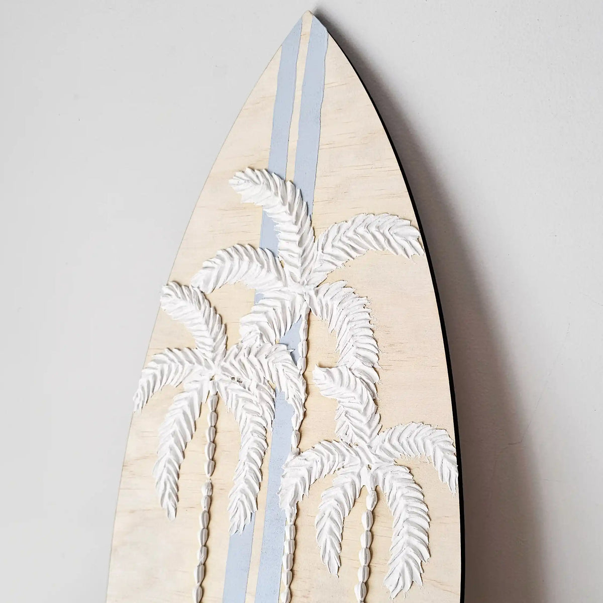 Personalised Palm Tree hand painted Surfboard plaque