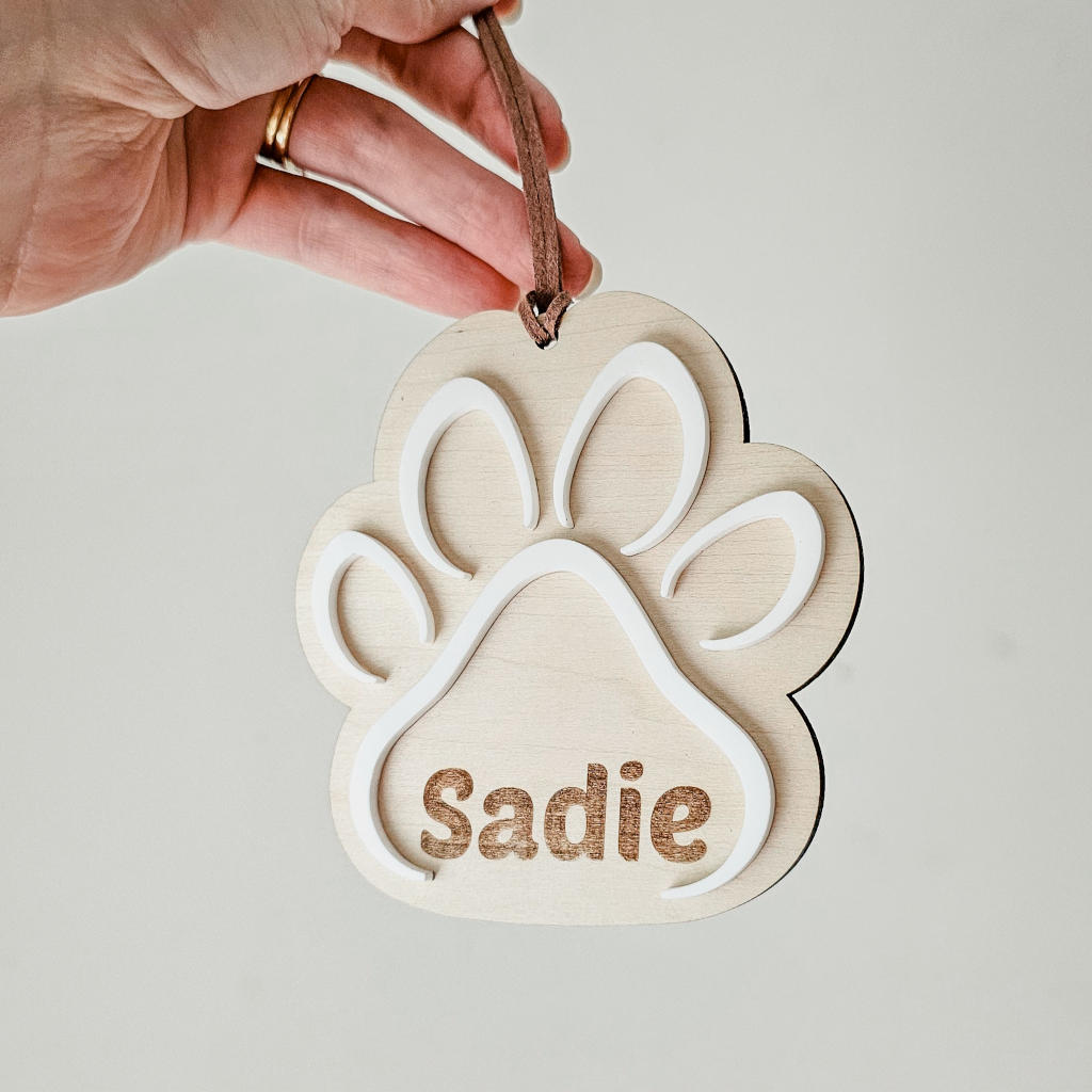 Pet Paw print decoration