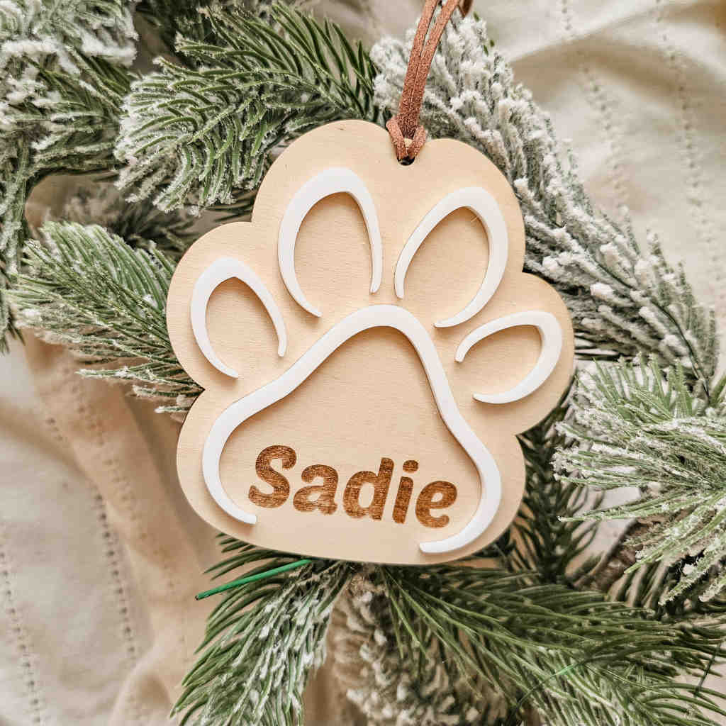 Pet Paw print decoration
