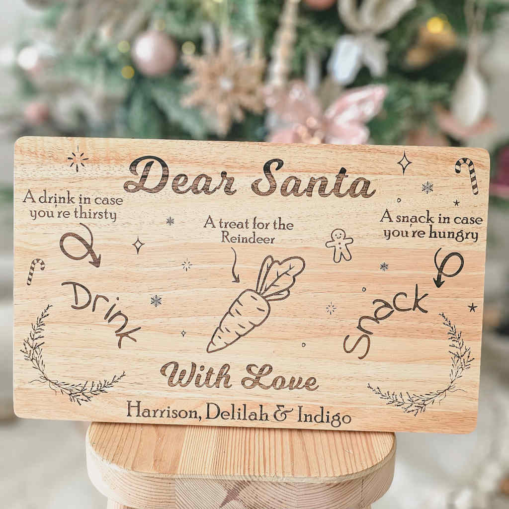 Santa Snack Board