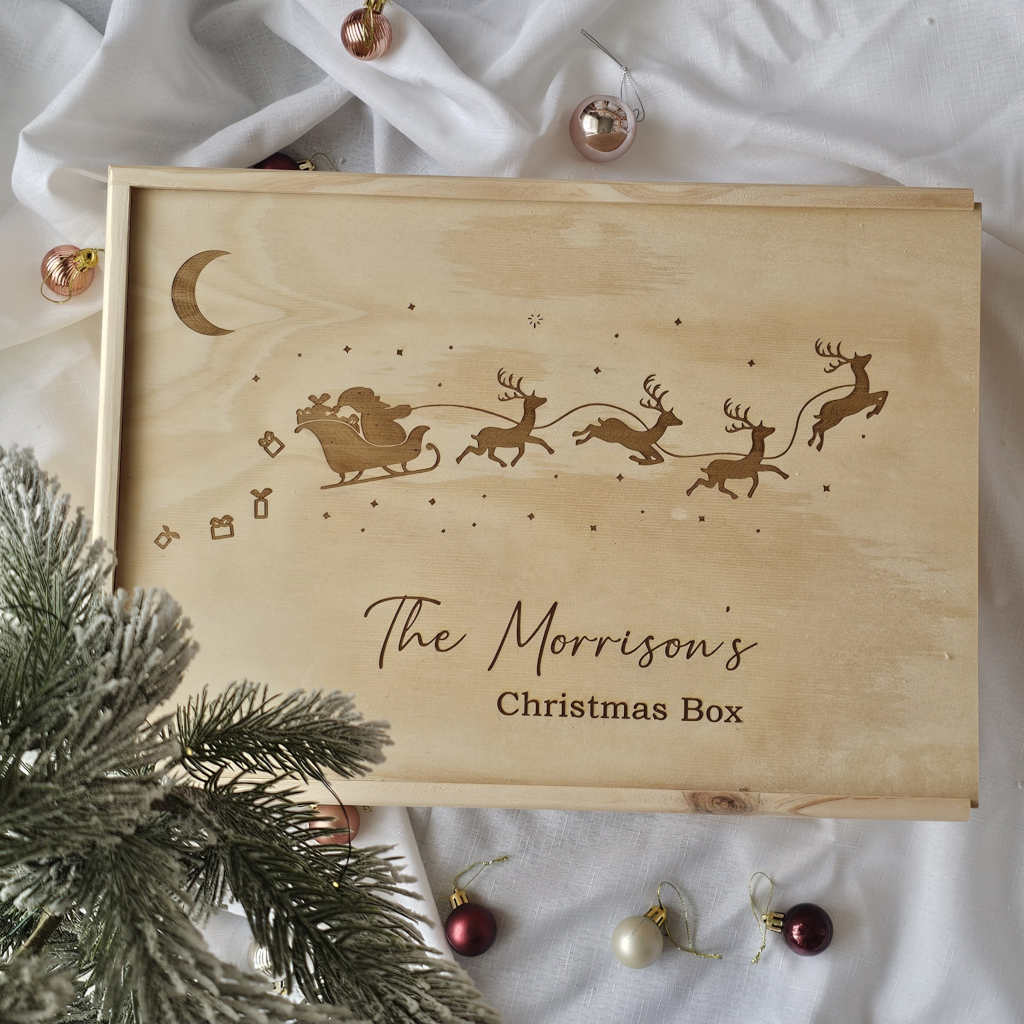 Christmas Box - Santa&#39;s Sleigh design