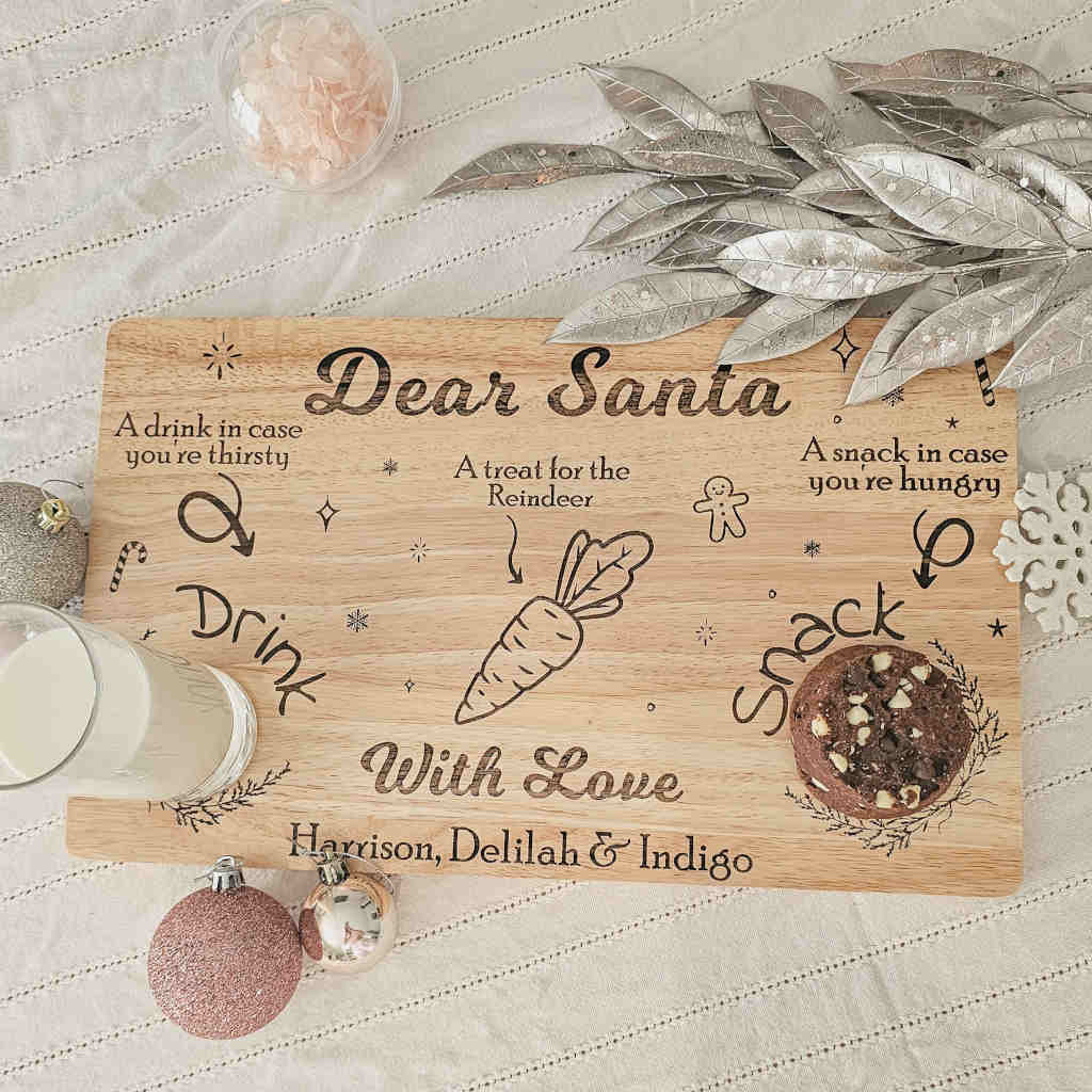 Santa Snack Board