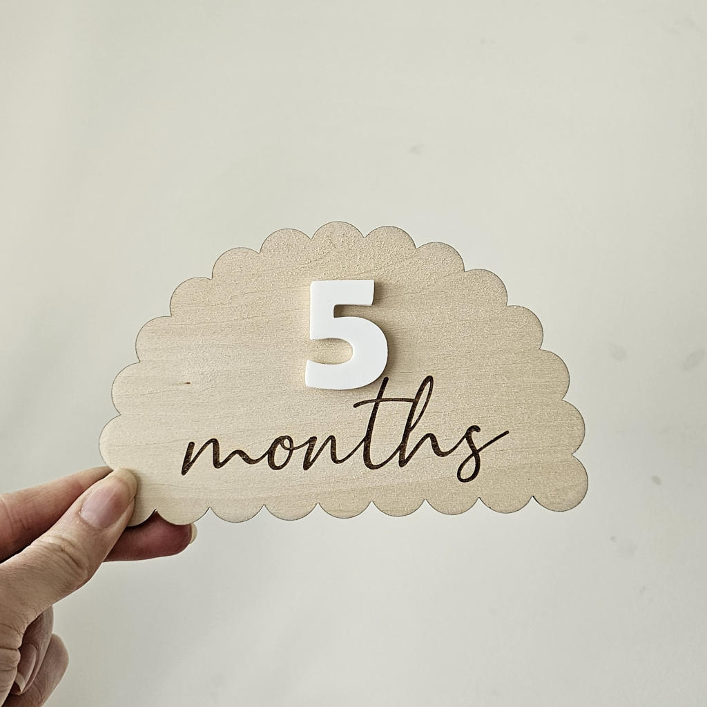 Interchangeable Scalloped Milestone cards