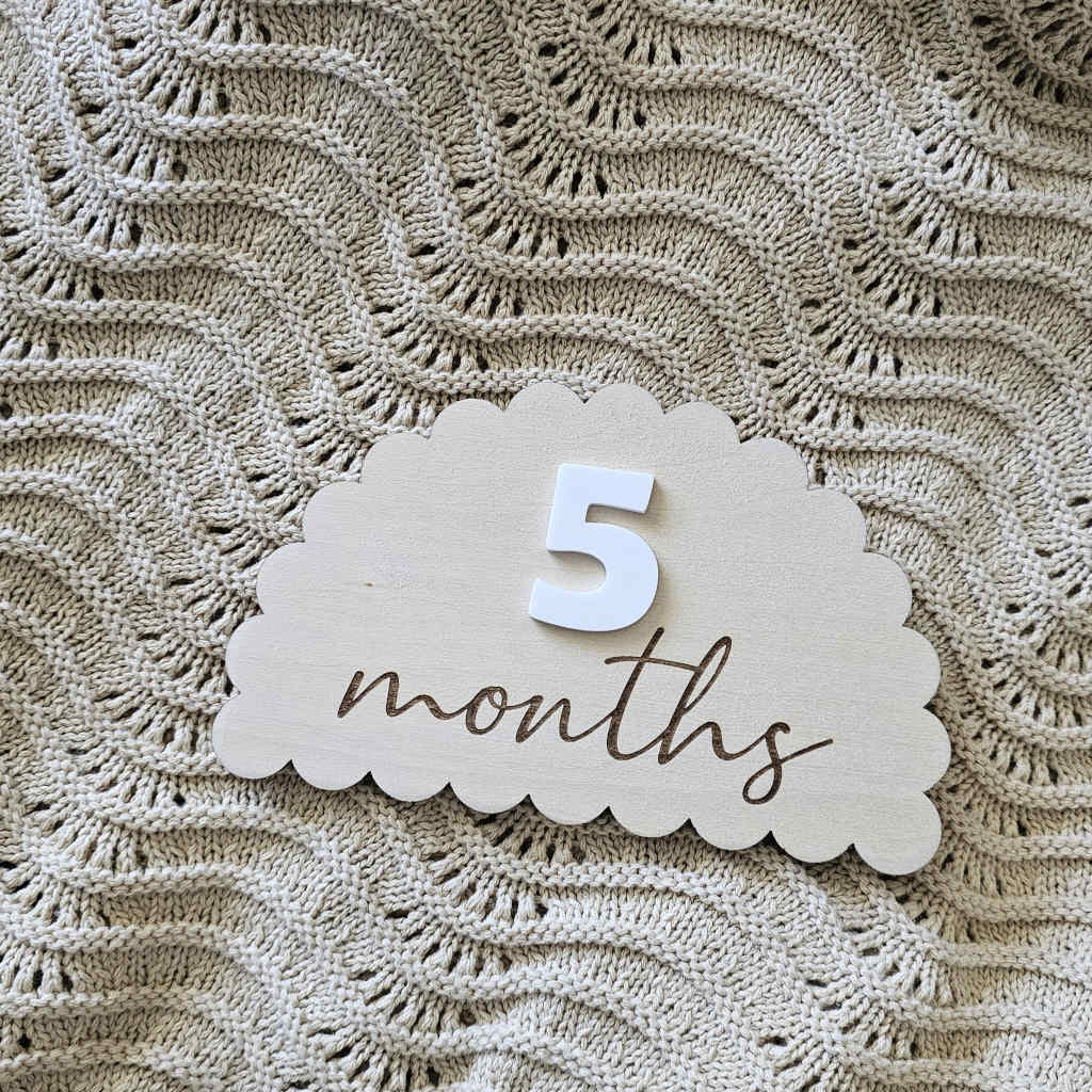 Interchangeable Scalloped Milestone cards