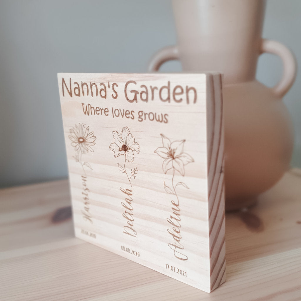 Garden of Grandchildren Plaque