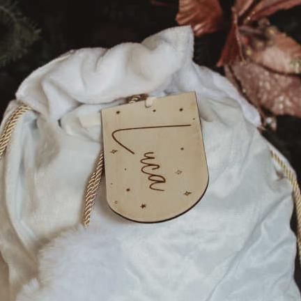 Festive Arch Christmas Tag (Santa sack standalone tag)