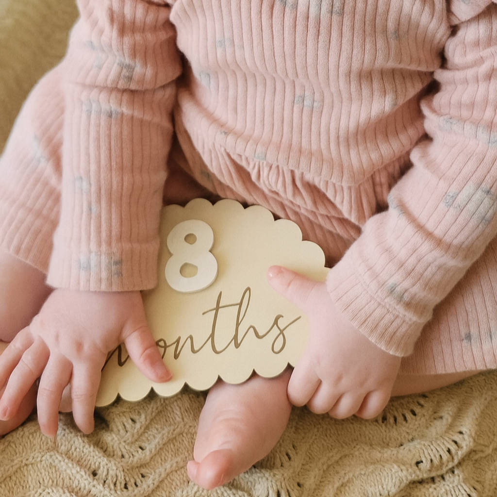 Interchangeable Scalloped Milestone cards