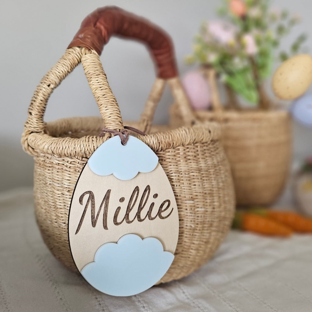 Easter Basket Tags with acrylic