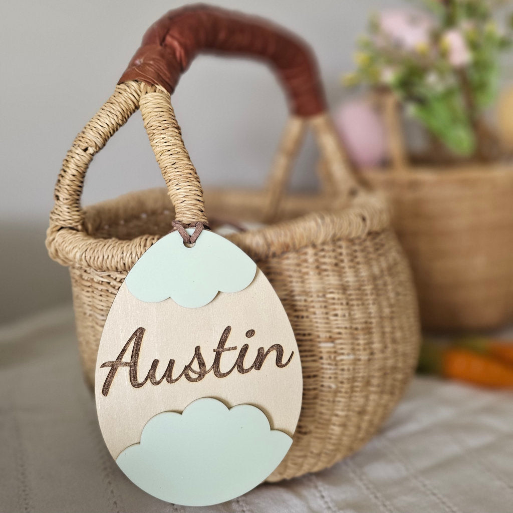 Easter Basket Tags with acrylic