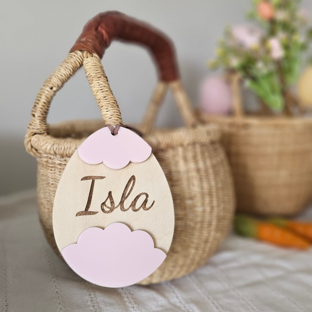 Easter Basket Tags with acrylic