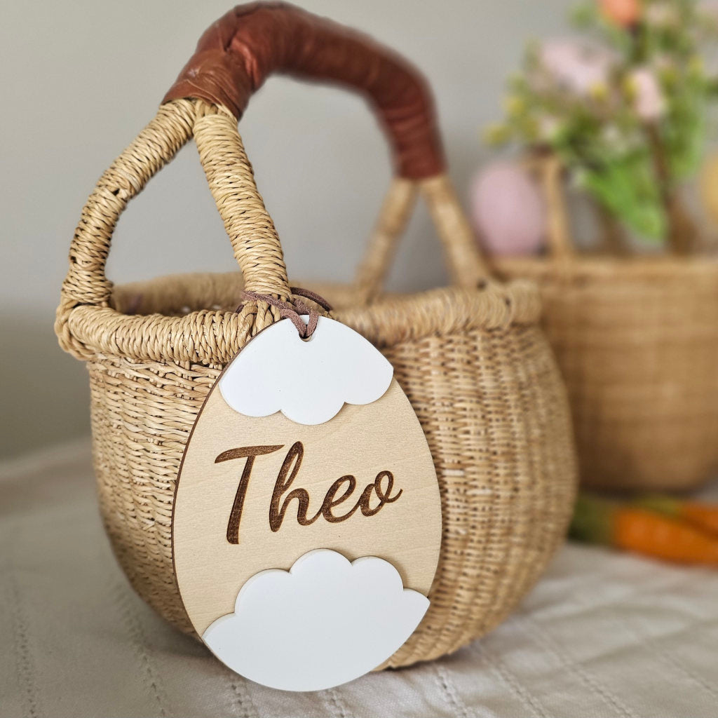 Easter Basket Tags with acrylic