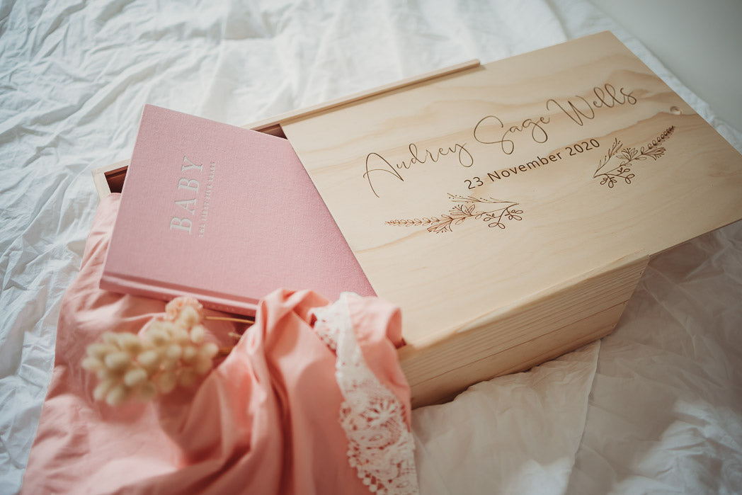 Individual Personalised Keepsake Box Lid (only)