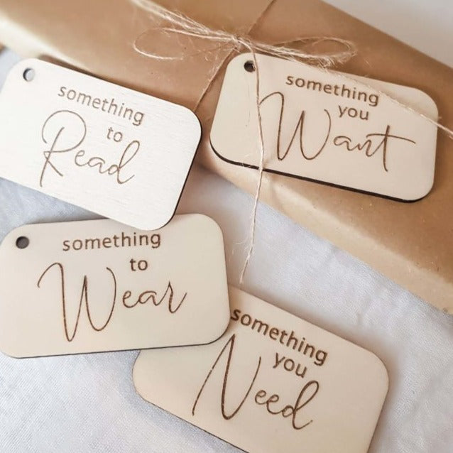 Simple Minimalist Christmas Gift Tags