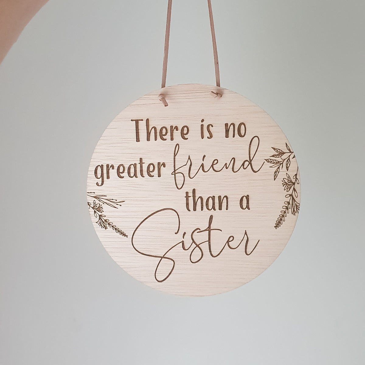 Sisters hanging Plaque