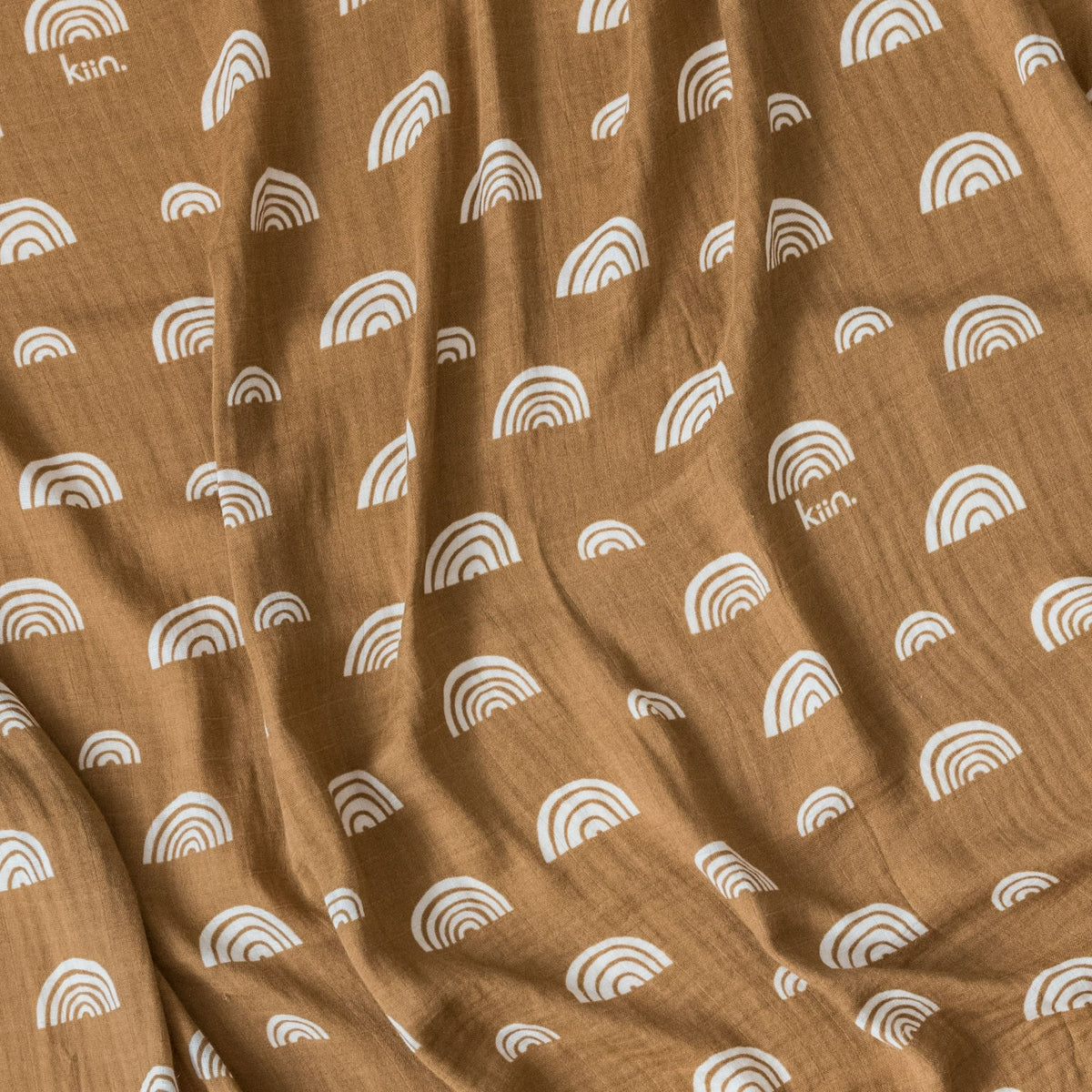 Organic Swaddle- Rainbow Umber