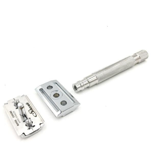 Parker 64s Stainless Steel Handle Safety Razor