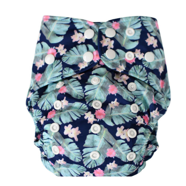 Cloth Nappy - Banana Leaf - Bare &amp; Boho