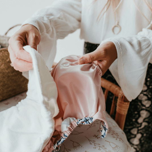 Cloth Nappy - Banana Leaf - Bare &amp; Boho