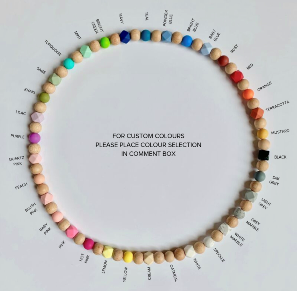 Silicone Ring Teether - Custom made