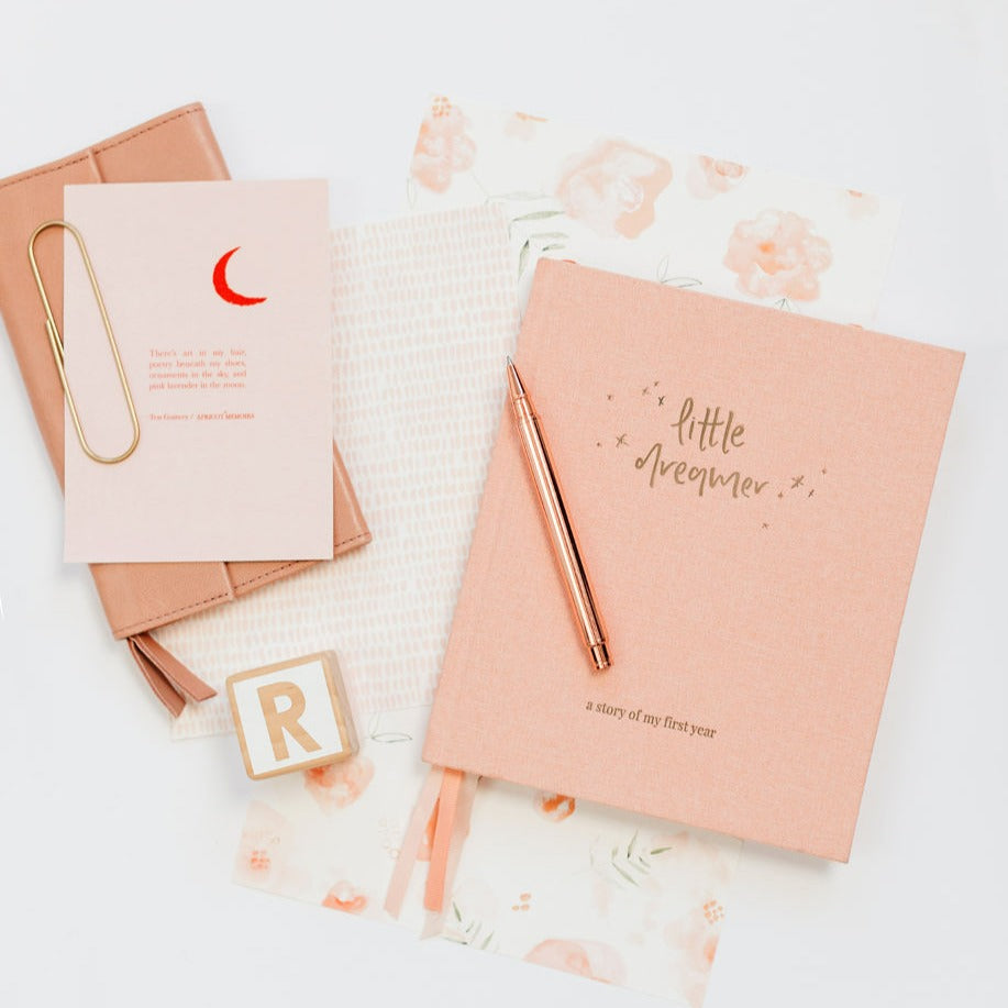 Little Dreamer Baby Journal - Petal